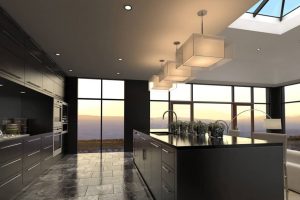 black-modern-kitchen-large-island-lots-of-storage